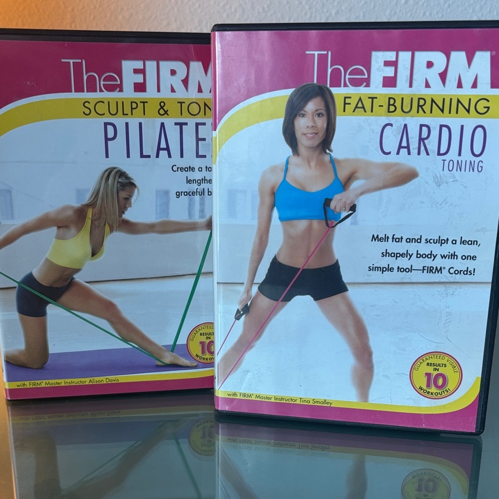 The FIRM Pilates and Cardio Workout DVDs - Includes 2 DVD’s